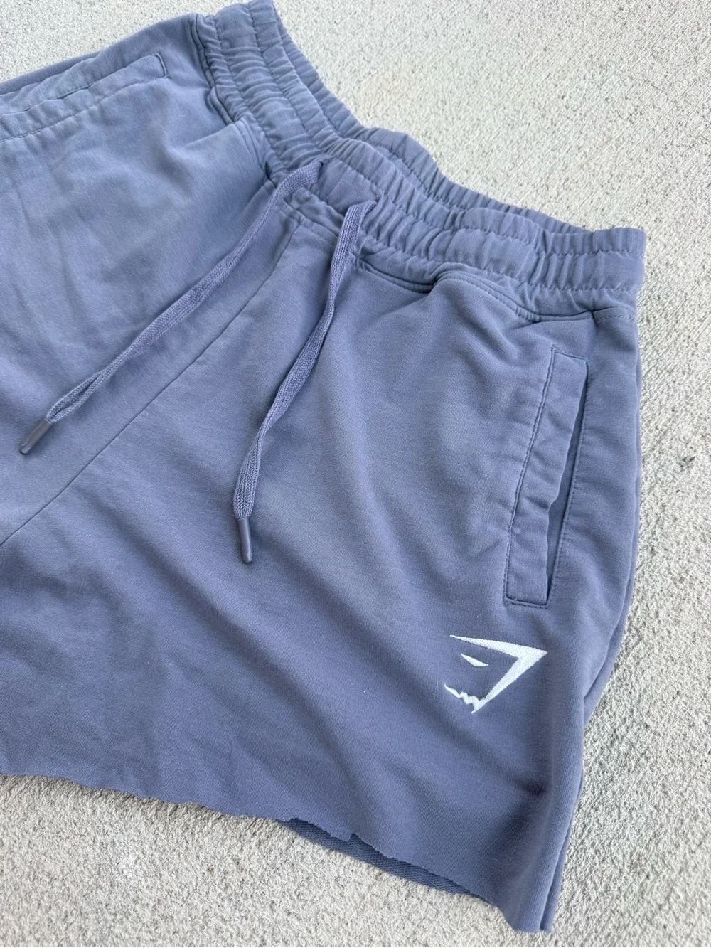 Gymshark Men’s OG Vintage Sweat Shorts Size Medium M Athletic Gym Blue